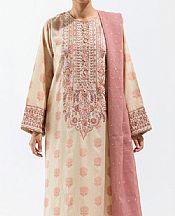 Beechtree Ivory Jacquard Suit- Pakistani Winter Dress