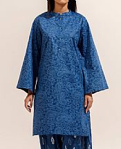 Beechtree Blue Lawn Suit (2 pcs)- Pakistani Lawn Dress