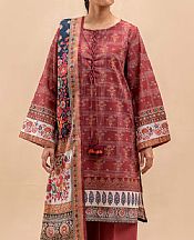 Beechtree Pastel Red Lawn Suit- Pakistani Lawn Dress
