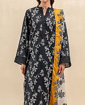 Beechtree Black Lawn Suit (2 pcs)- Pakistani Lawn Dress