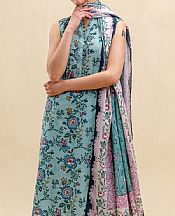 Beechtree Shadow Green Lawn Suit- Pakistani Designer Lawn Suits