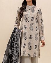 Beechtree Beige Lawn Suit- Pakistani Designer Lawn Suits