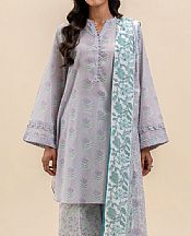 Beechtree Lavender Grey Lawn Suit- Pakistani Designer Lawn Suits