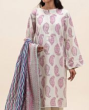 Beechtree Off White Lawn Suit- Pakistani Designer Lawn Suits