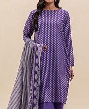 Beechtree Purple Lawn Suit- Pakistani Lawn Dress