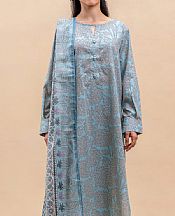 Beechtree Light Blue Lawn Suit- Pakistani Designer Lawn Suits