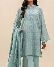 Beechtree Shadow Green Lawn Suit- Pakistani Designer Lawn Suits
