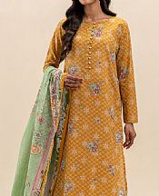 Beechtree Mustard Lawn Suit- Pakistani Lawn Dress
