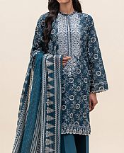 Beechtree Deep Sea Blue Lawn Suit- Pakistani Designer Lawn Suits
