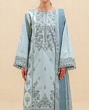 Beechtree Light Blue Lawn Suit- Pakistani Designer Lawn Suits