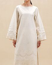 Beechtree Light Grey Lawn Suit (2 pcs)- Pakistani Designer Lawn Suits