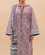 Beechtree Dusty Pink/Off White Lawn Suit- Pakistani Designer Lawn Suits