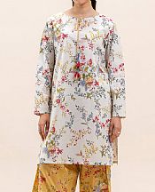 Beechtree Off White Lawn Suit (2 pcs)- Pakistani Designer Lawn Suits