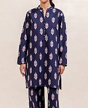 Beechtree Navy Blue Lawn Suit (2 pcs)- Pakistani Lawn Dress
