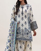 Beechtree Off White Lawn Suit- Pakistani Lawn Dress