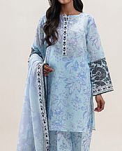 Beechtree Light Blue Lawn Suit- Pakistani Designer Lawn Suits