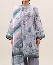 Greyish Purple Lawn Suit