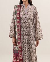 Beige Lawn Suit