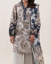 Beige Lawn Suit