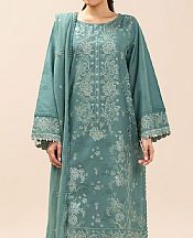 Viridian Green Jacquard Suit