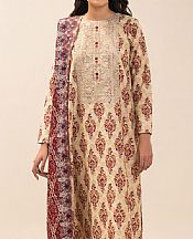 Cream Jacquard Suit