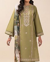 Olive Green Lawn Suit (2 pcs)