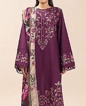 Plum Jacquard Suit