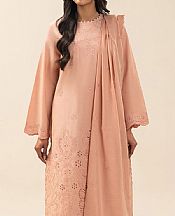 Beechtree Peach Lawn Suit- Pakistani Designer Lawn Suits