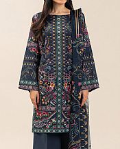 Beechtree Charcoal Grey Lawn Suit- Pakistani Designer Lawn Suits