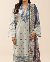 Beechtree Pastel Grey Lawn Suit- Pakistani Lawn Dress