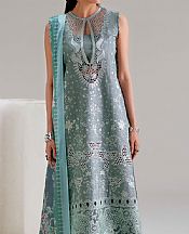 Bin Ilyas Grey Lawn Suit- Pakistani Designer Lawn Suits