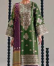 Bin Ilyas Green Lawn Suit- Pakistani Lawn Dress