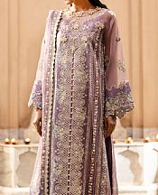 Bin Ilyas Ivory/Lavender Lawn Suit- Pakistani Designer Lawn Suits