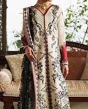 Bin Ilyas Off-white Lawn Suit- Pakistani Designer Lawn Suits