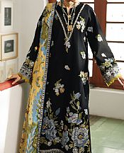 Bin Ilyas Black Lawn Suit- Pakistani Lawn Dress