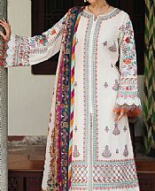 Bin Ilyas Off-white Lawn Suit- Pakistani Lawn Dress