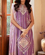 Bin Ilyas Purple Lawn Suit- Pakistani Designer Lawn Suits