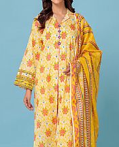Bonanza Golden Yellow Lawn Suit- Pakistani Designer Lawn Suits