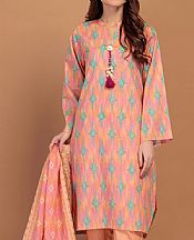 Bonanza Peach/Pink Lawn Suit- Pakistani Lawn Dress