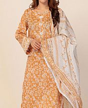 Bonanza Faded Orange/Off White Lawn Suit- Pakistani Lawn Dress