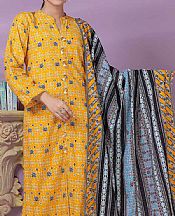 Mustard Khaddar Suit- Pakistani Winter Dress