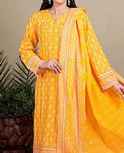 Orange Khaddar Suit- Pakistani Winter Clothing