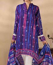 Iris Purple Khaddar Suit- Pakistani Winter Dress