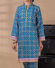 Turquoise Khaddar Suit (2 Pcs)- Pakistani Winter Dress