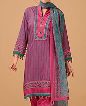 Bonanza Dirty Purple Lawn Suit- Pakistani Designer Lawn Suits