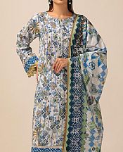 Bonanza Off White Cambric Suit- Pakistani Designer Lawn Suits