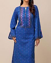 Bonanza Royal Blue Lawn Suit (2 pcs)- Pakistani Lawn Dress
