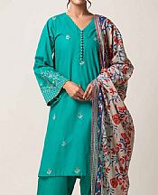Bonanza Teal Lawn Suit- Pakistani Designer Lawn Suits
