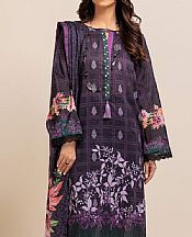 Bonanza Purple Taupe Lawn Suit- Pakistani Designer Lawn Suits