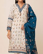 Bonanza Off White Lawn Suit- Pakistani Lawn Dress